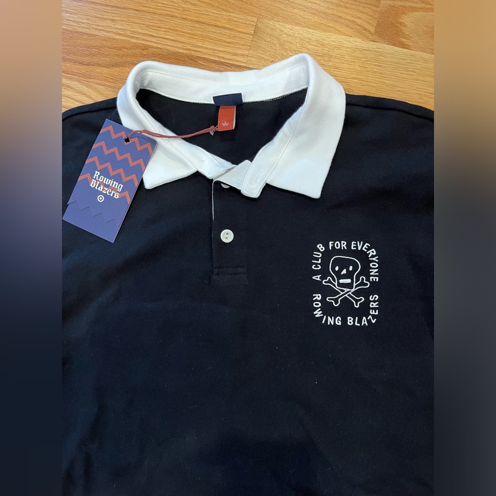 Rowing Blazers x Target Rugby polo shirt size large